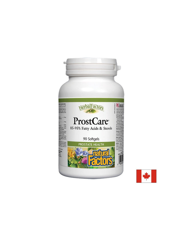 ProstCare 360 mg - 90 Гел капсули  Natural Factors - Nutra Best Bulgaria