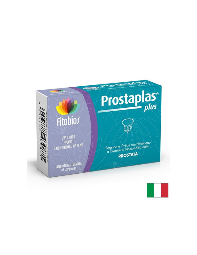 Prostaplas Plus - Сао палмето 225 mg + Коприва 125 mg + Мечо грозде 125 mg – Здрава простата и уринарен комфорт, 30 таблетки  Fitobios - Nutra Best Bulgaria