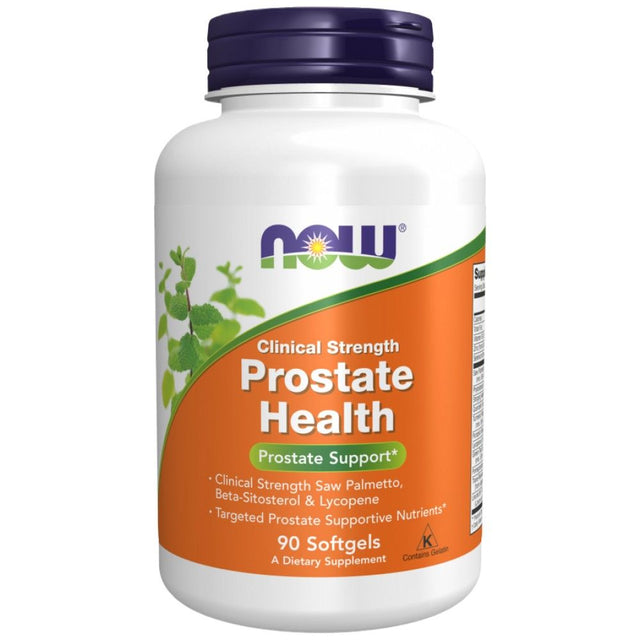 Prostate Health - 90 Гел капсули  NOW Foods - Nutra Best Bulgaria