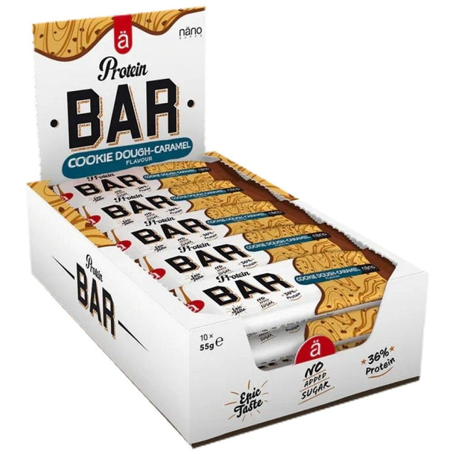 Protein Bar | No Added Sugar - 15 x 55 грама  NanoSupps - Nutra Best Bulgaria