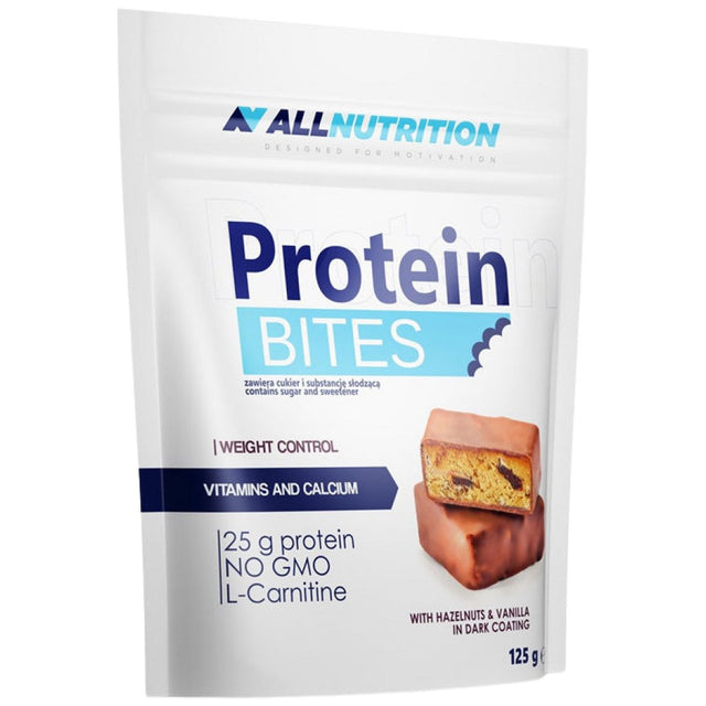 Protein Bites | with L-Carnitine, Vitamins and Calcium - 125 грама  AllNutrition - Nutra Best Bulgaria