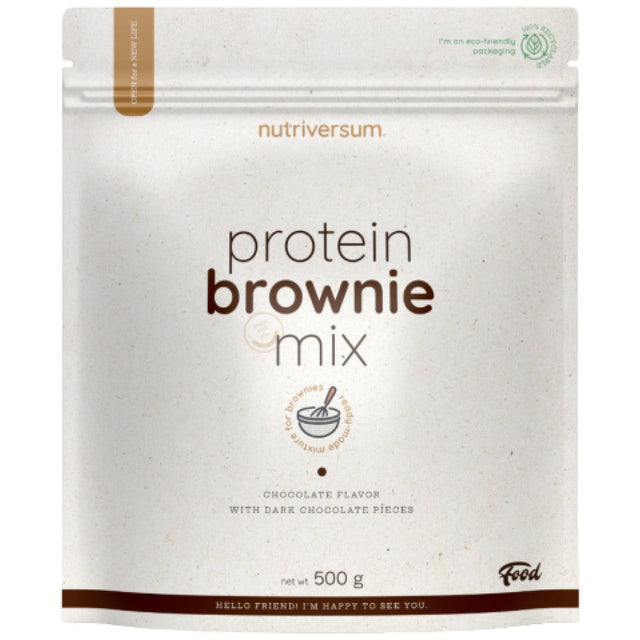 Protein Brownie Mix - 500 грама  Nutriversum - Nutra Best Bulgaria