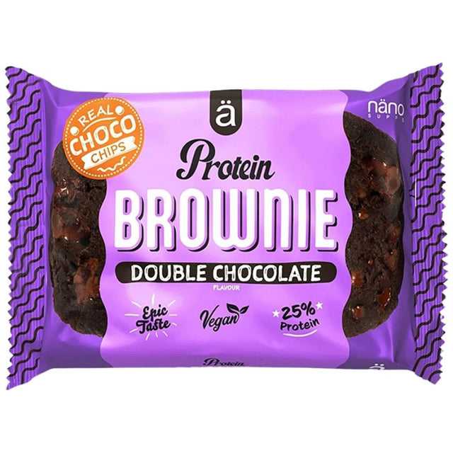 Protein Brownie | with 26% Protein - 60 грама  NanoSupps - Nutra Best Bulgaria