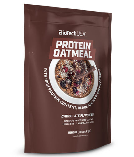 Protein Oatmeal - 1.00 kg  BioTech USA - Nutra Best Bulgaria