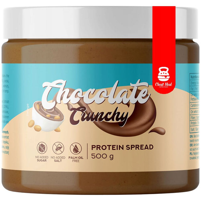 Protein Spread / Chocolate Crunchy - 500 грама  Cheat Meal - Nutra Best Bulgaria
