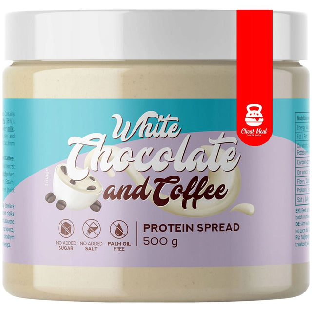 Protein Spread / White Chocolate and Coffee - 500 грама  Cheat Meal - Nutra Best Bulgaria