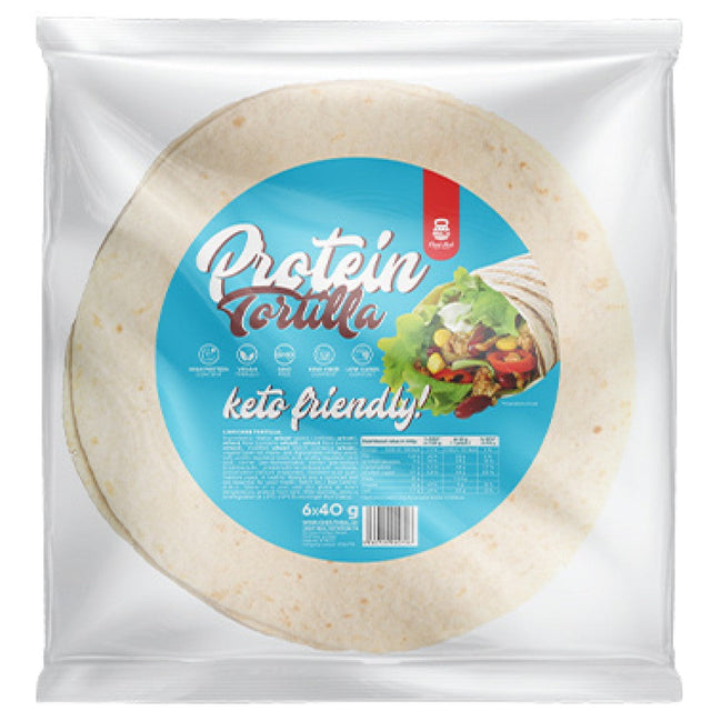 Protein Tortilla | Low-Carb High-Protein ~ Keto Friendly Wraps - 6 x 40 ( 240 ) грама  Cheat Meal - Nutra Best Bulgaria