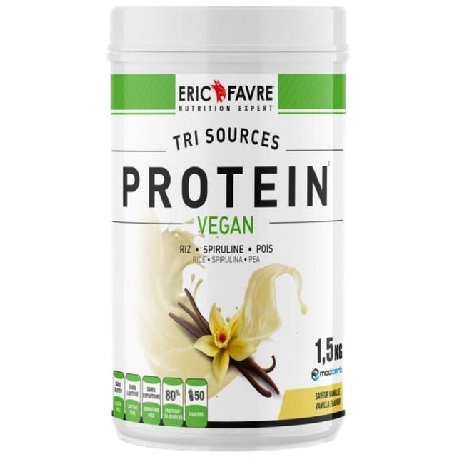 Protein Vegan | Tri Sources - 1500 грама  Eric Favre - Nutra Best Bulgaria