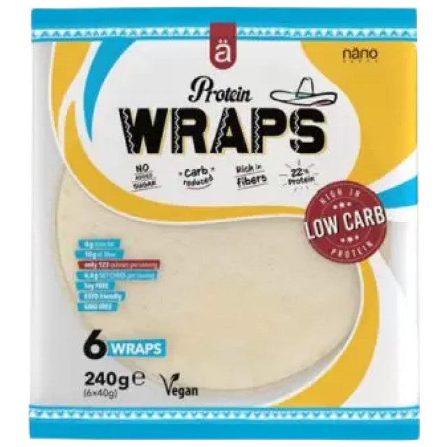 Protein Wraps | Low Carb Tortillas - 240 грама  NanoSupps - Nutra Best Bulgaria