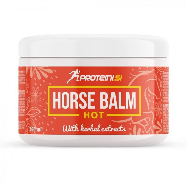 Proteini.SI Horse Balm - Hot - Конски Балсам - 500 ML  Proteini.SI - Nutra Best Bulgaria
