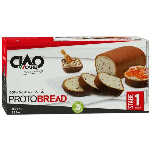 Protobread with Oil Seeds | Stage 1 - 250 грама  Ciao Carb - Nutra Best Bulgaria