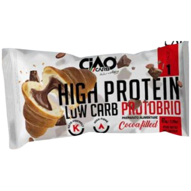 Protobrio Croissant with Cocoa Cream | Stage 1 - 65 грама  Ciao Carb - Nutra Best Bulgaria