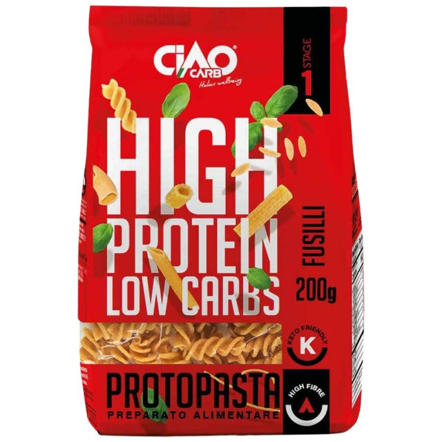 Protopasta Fusilli | Stage 1 - 200 грама  Ciao Carb - Nutra Best Bulgaria