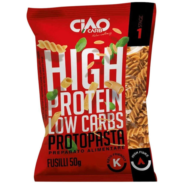 Protopasta Fusilli | Stage 1 - 50 грама  Ciao Carb - Nutra Best Bulgaria