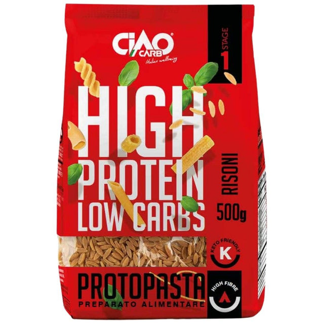Protopasta  Risoni | Stage 1 - 500 грама  Ciao Carb - Nutra Best Bulgaria