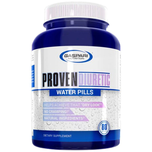 Proven Diuretic | Natural Ingredients Water Pills - 80 капсули  Gaspari Nutrition - Nutra Best Bulgaria