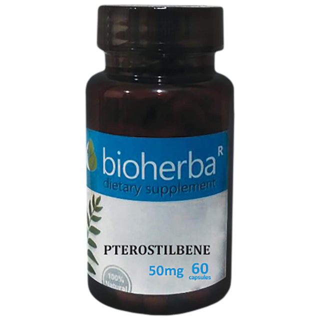 Pterostilbene 50 mg - 60 капсули  Bioherba - Nutra Best Bulgaria