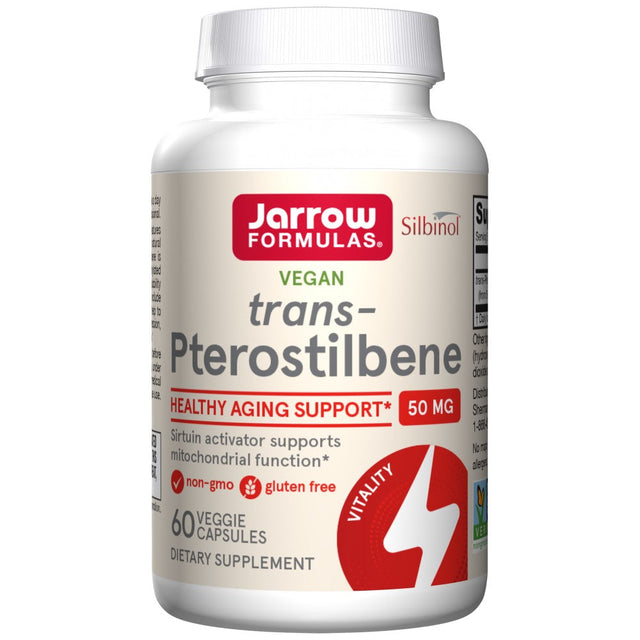 Pterostilbene 50 mg - 60 капсули  Jarrow Formulas - Nutra Best Bulgaria