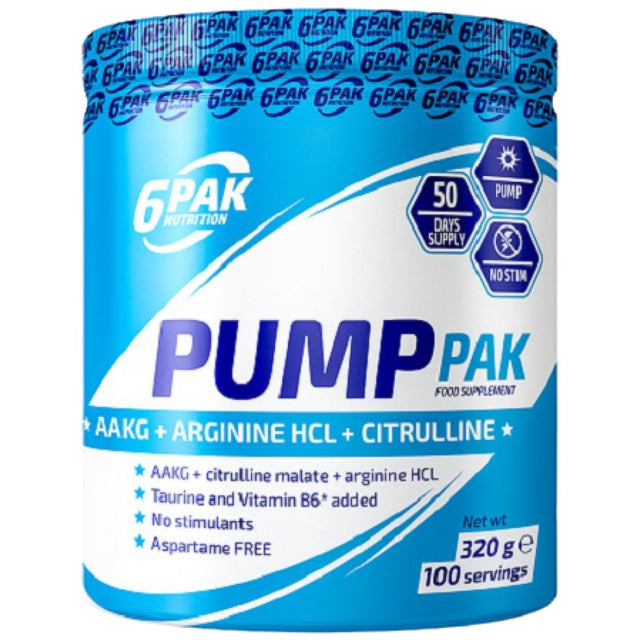Pump PAK [320 грама, 40 Дози]  6PAK Nutrition - Nutra Best Bulgaria