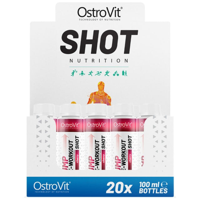 Pump Pre-Workout Shot | without Beta-Alanine - 20 x 100 мл  OstroVit - Nutra Best Bulgaria