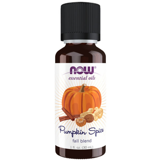 Pumpkin Spice Fall Oil Blend - 30 мл  NOW Foods - Nutra Best Bulgaria
