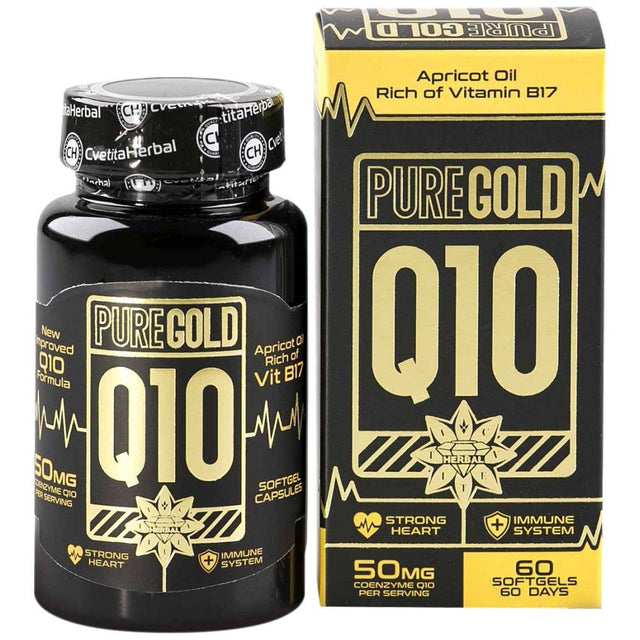 Pure Gold Q10 - 60 капсули  Cvetita Herbal - Nutra Best Bulgaria