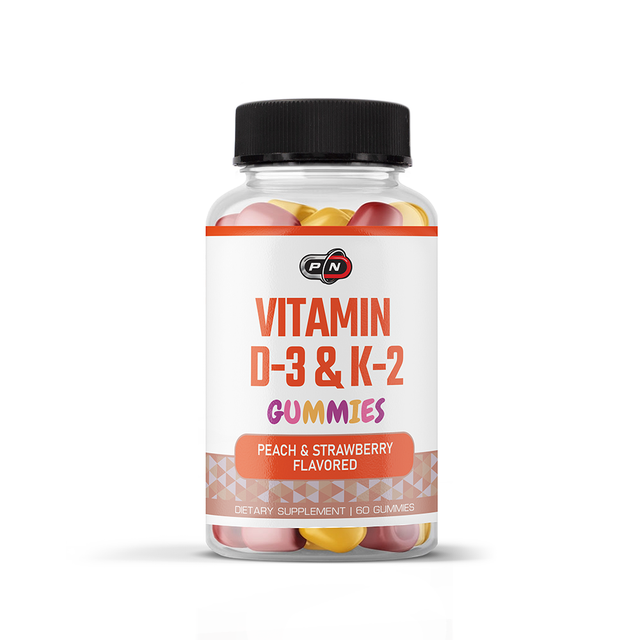Pure Nutrition - VITAMIN D-3 & K-2 - 60 дъвчащи дражета  PURE NUTRITION - Nutra Best Bulgaria
