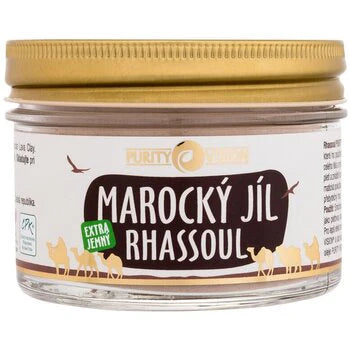 Purity Vision - Moroccan clay Rhassoul 200 g - 200.0g  Purity Vision - Nutra Best Bulgaria
