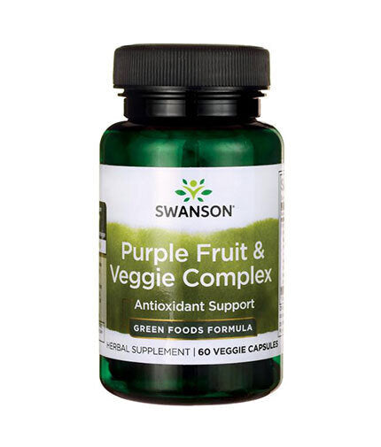 Purple Antioxidants Fruit & Veggie Complex 400 mg - 60 капсули  Swanson - Nutra Best Bulgaria