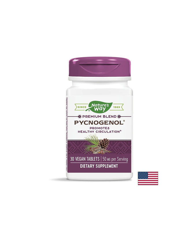 Pycnogenol 50 mg - 30 Таблетки  Nature’s Way - Nutra Best Bulgaria