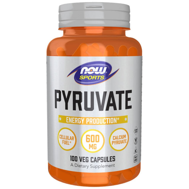 Pyruvate 600 mg - 100 капсули  NOW Foods - Nutra Best Bulgaria