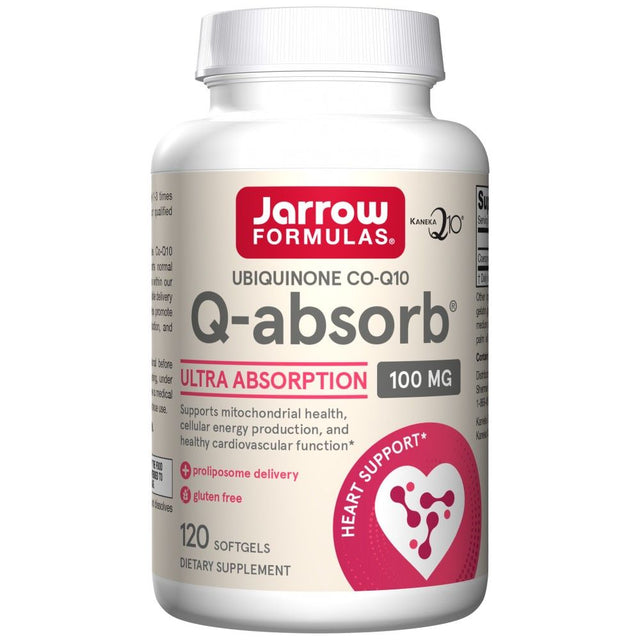 Q-Absorb-Q10 100 mg - 120 Гел капсули  Jarrow Formulas - Nutra Best Bulgaria