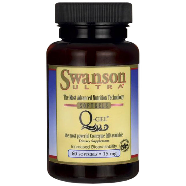 Q-Gel 15 mg 60 Гел капсули  Swanson - Nutra Best Bulgaria
