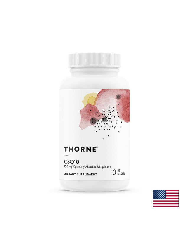 Енергия и здраво сърце -  Коензим Q10, 100 mg х 60 софтгел капсули  Thorne - Nutra Best Bulgaria