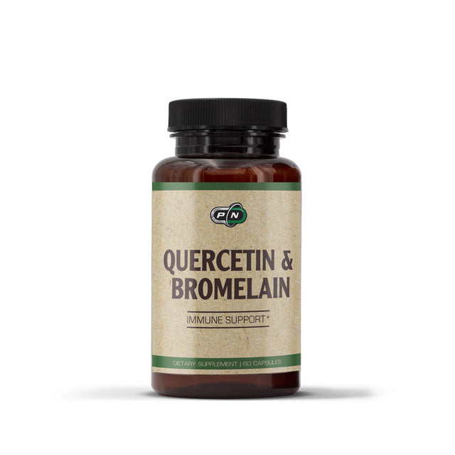 QUERCETIN and BROMELAIN - 60 Vegetable Capsules  Pure Nutrition - Nutra Best Bulgaria
