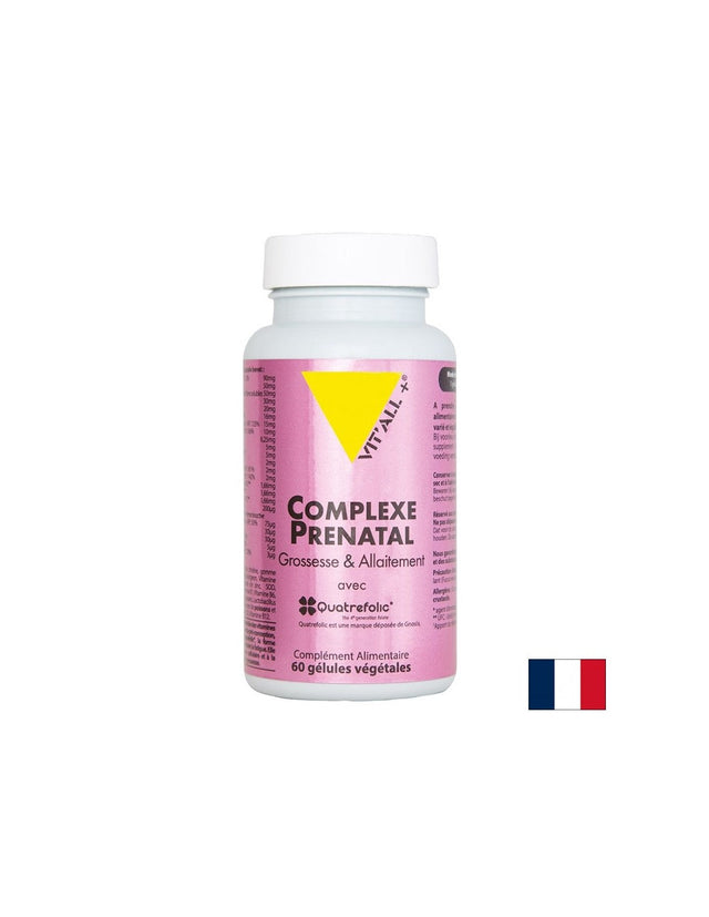 Комплекс за бременни и кърмачки с Quatrefolic® (високоусвоима фолиева киселина), 60 капсули  Vit'all Plus - Nutra Best Bulgaria