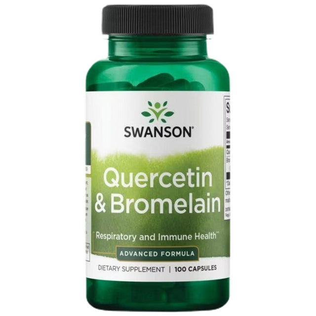 Quercetin & Bromelain - Advanced Formula - 100 капсули  Swanson - Nutra Best Bulgaria
