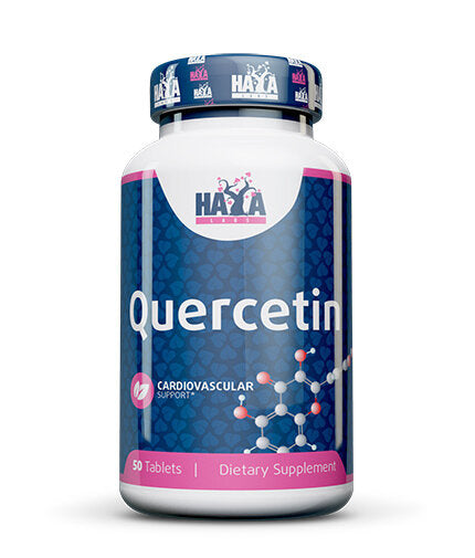 Quercetin 500 mg. / 50 Tabs.  Haya Labs - Nutra Best Bulgaria
