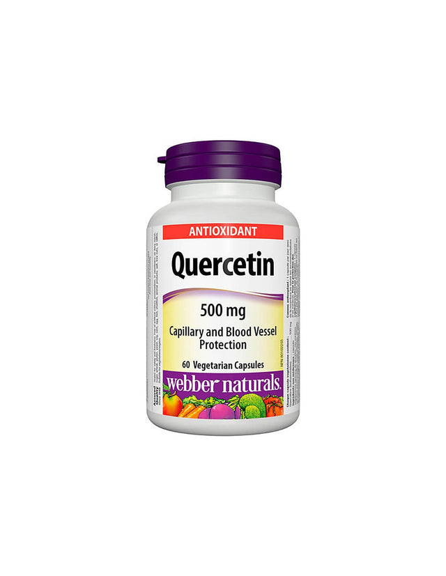 Quercetin - Кверцетин 500 mg, 60 капсули  Webber Naturals - Nutra Best Bulgaria
