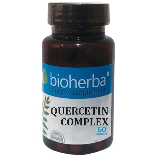 Quercetin Complex 100 mg - 60 капсули  Bioherba - Nutra Best Bulgaria