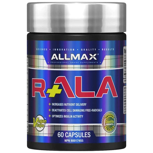 R-ALA 150 mg - 60 капсули  AllMax Nutrition - Nutra Best Bulgaria