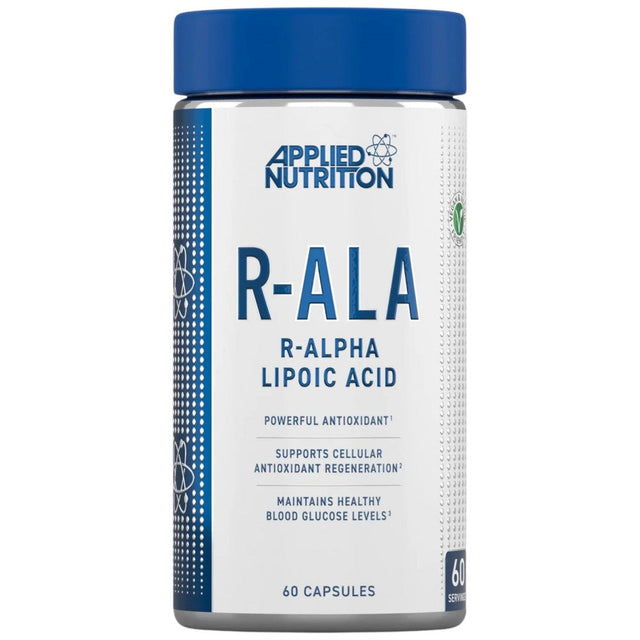 R-ALA 200 mg | R-Alpha Lipoic Acid - 60 капсули  Applied Nutrition - Nutra Best Bulgaria