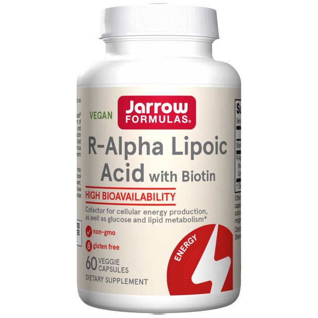 R-Alpha Lipoic Acid + Biotin - 60 капсули  Jarrow Formulas - Nutra Best Bulgaria