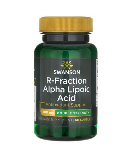 R-Fraction Alpha Lipoic Acid - Double Strength 100 mg - 60 капсули  Swanson - Nutra Best Bulgaria