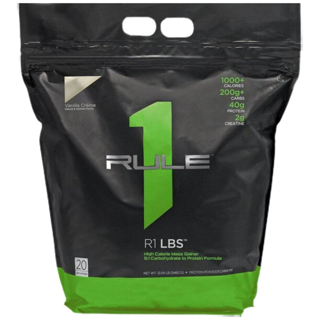R1 LBS | High Calories Mass Gainer - 5500 грама  Rule1 - Nutra Best Bulgaria