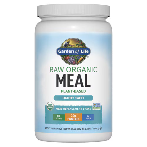 RAW Meal / Organic Shake & Meal Replacement / Unflavored - 1038 грама  Garden Of Life - Nutra Best Bulgaria