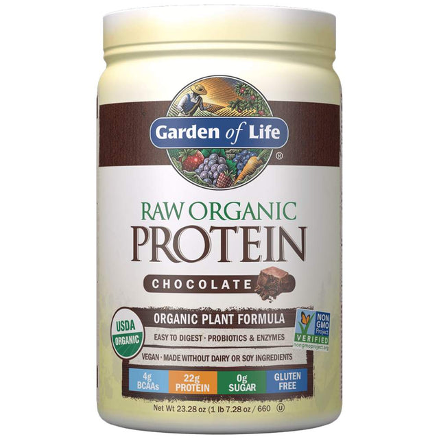 RAW Protein / Beyond Organic Protein Formula / Chocolate - 700 грама  Garden Of Life - Nutra Best Bulgaria