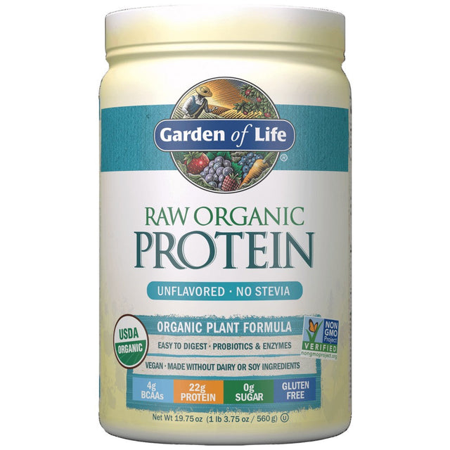 RAW Protein / Beyond Organic Protein Formula / Unflavoured - 560 грама  Garden Of Life - Nutra Best Bulgaria