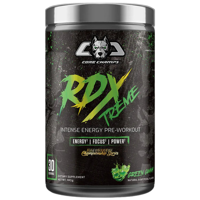 RDX Extreme | Intense Energy Pre-Workout - 441 грама  Core Champs by Kai Greene - Nutra Best Bulgaria