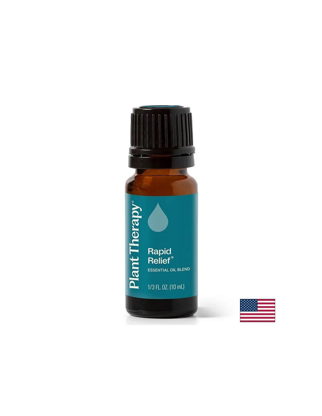 Rapid Relief етерични масла – При мускулно натоварване, 10 ml етерично масло  Plant Therapy - Nutra Best Bulgaria